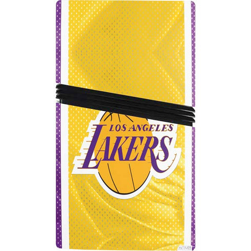 NBA Los Angeles Lakers Home Jersey PS5 Pro Console Skin